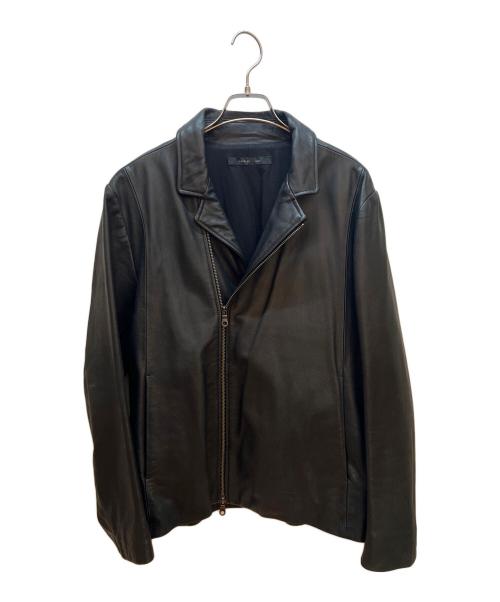 AQUELUE shama（アキュール シャマ）AQUELUE shama (アキュール シャマ) レザージャケット ブラック サイズ:42の古着・服飾アイテム