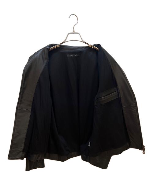 AQUELUE shama（アキュール シャマ）AQUELUE shama (アキュール シャマ) レザージャケット ブラック サイズ:42の古着・服飾アイテム