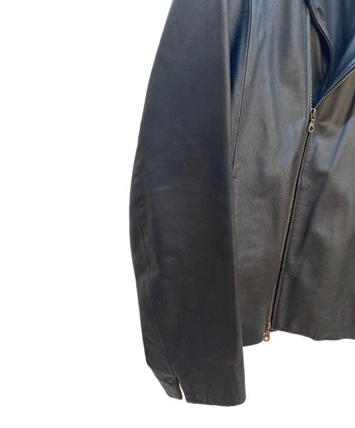 AQUELUE shama（アキュール シャマ）AQUELUE shama (アキュール シャマ) レザージャケット ブラック サイズ:42の古着・服飾アイテム