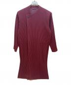 HOMME PLISSE ISSEY MIYAKEオム プリッセ イッセイ ミヤケ）の古着「トレンチコート」｜ボルドー