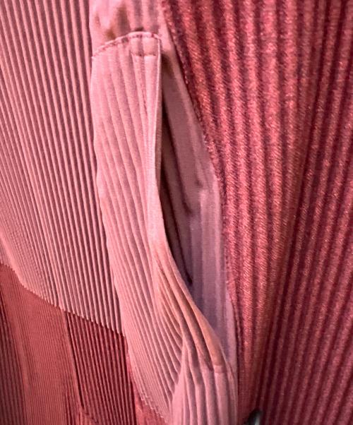 HOMME PLISSE ISSEY MIYAKE（オム プリッセ イッセイ ミヤケ）HOMME PLISSE ISSEY MIYAKE (オム プリッセ イッセイ ミヤケ) トレンチコート ボルドー サイズ:2の古着・服飾アイテム