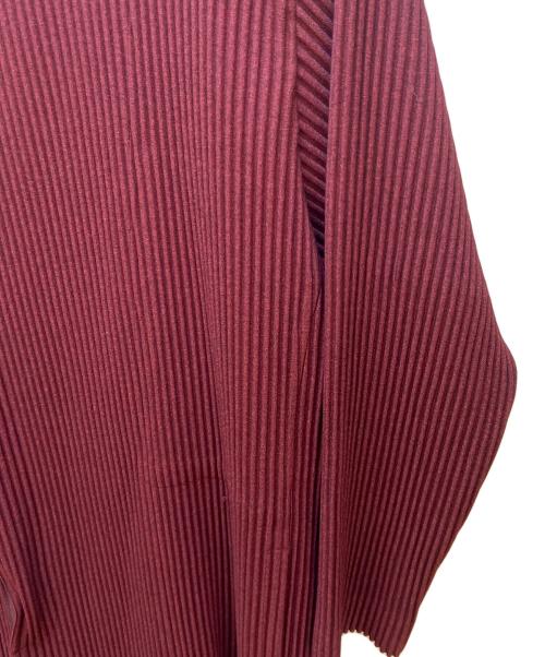 HOMME PLISSE ISSEY MIYAKE（オム プリッセ イッセイ ミヤケ）HOMME PLISSE ISSEY MIYAKE (オム プリッセ イッセイ ミヤケ) トレンチコート ボルドー サイズ:2の古着・服飾アイテム