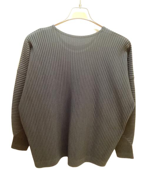 HOMME PLISSE ISSEY MIYAKE（オム プリッセ イッセイ ミヤケ）HOMME PLISSE ISSEY MIYAKE (オム プリッセ イッセイ ミヤケ) 長袖カットソー ブラック サイズ:2の古着・服飾アイテム