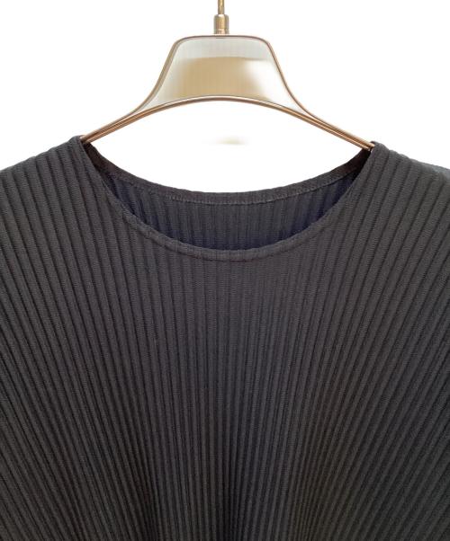 HOMME PLISSE ISSEY MIYAKE（オム プリッセ イッセイ ミヤケ）HOMME PLISSE ISSEY MIYAKE (オム プリッセ イッセイ ミヤケ) 長袖カットソー ブラック サイズ:2の古着・服飾アイテム