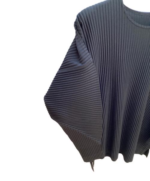 HOMME PLISSE ISSEY MIYAKE（オム プリッセ イッセイ ミヤケ）HOMME PLISSE ISSEY MIYAKE (オム プリッセ イッセイ ミヤケ) 長袖カットソー ブラック サイズ:2の古着・服飾アイテム