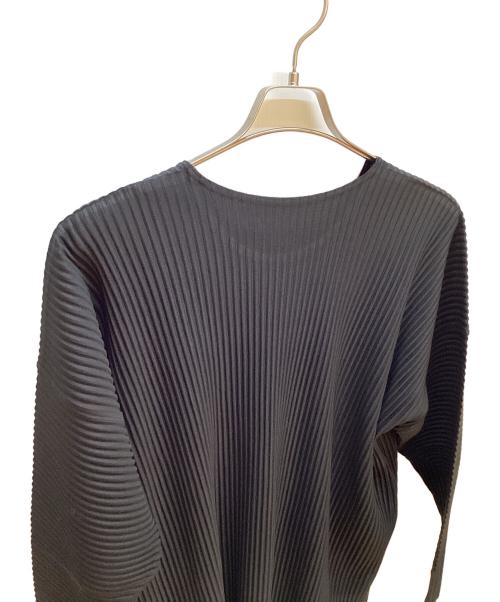 HOMME PLISSE ISSEY MIYAKE（オム プリッセ イッセイ ミヤケ）HOMME PLISSE ISSEY MIYAKE (オム プリッセ イッセイ ミヤケ) 長袖カットソー ブラック サイズ:2の古着・服飾アイテム