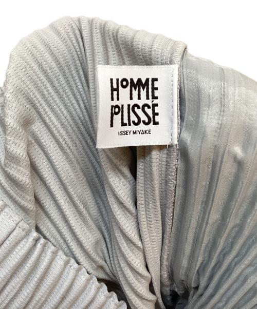 HOMME PLISSE ISSEY MIYAKE（オム プリッセ イッセイ ミヤケ）HOMME PLISSE ISSEY MIYAKE (オム プリッセ イッセイ ミヤケ) イージーパンツ ライトグレー サイズ:2の古着・服飾アイテム