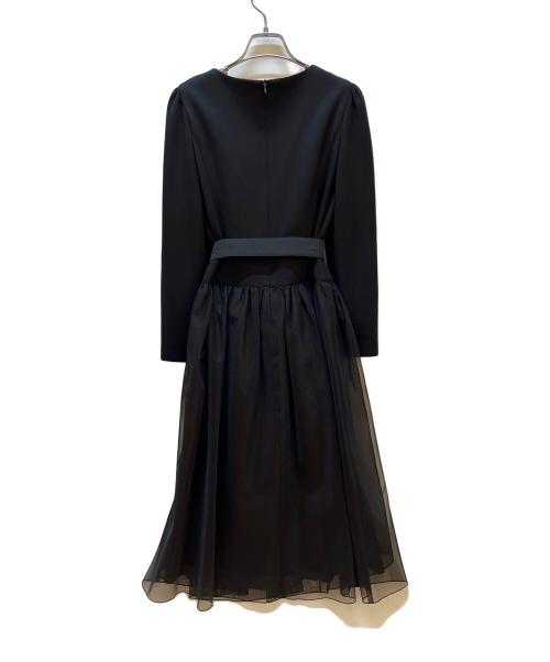 M'S GRACY（エムズグレイシー）M'S GRACY (エムズグレイシー) 長袖ワンピース ブラック サイズ:Mの古着・服飾アイテム