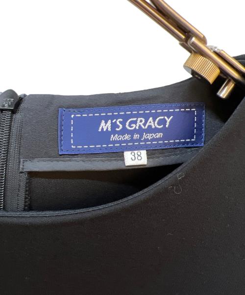 M'S GRACY（エムズグレイシー）M'S GRACY (エムズグレイシー) 長袖ワンピース ブラック サイズ:Mの古着・服飾アイテム