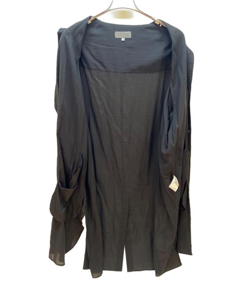 Yohji Yamamoto pour homme（ヨウジヤマモト プールオム）Yohji Yamamoto pour homme (ヨウジヤマモト プールオム) 長袖シャツ ブラック サイズ:3の古着・服飾アイテム