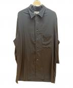 Yohji Yamamoto pour hommeヨウジヤマモト プールオム）の古着「長袖シャツ」｜ブラック