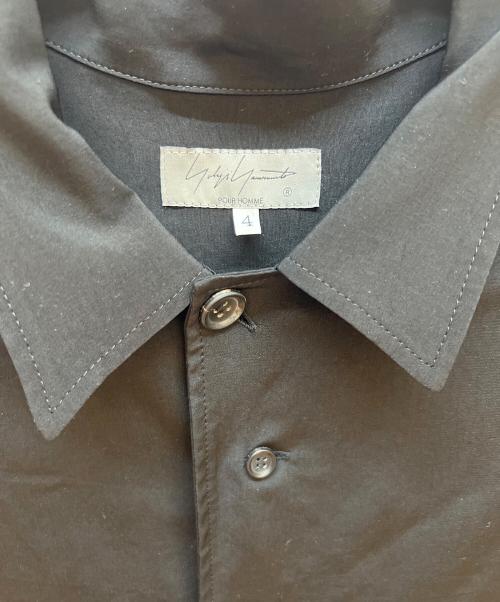 Yohji Yamamoto pour homme（ヨウジヤマモト プールオム）Yohji Yamamoto pour homme (ヨウジヤマモト プールオム) 長袖シャツ ブラック サイズ:4の古着・服飾アイテム