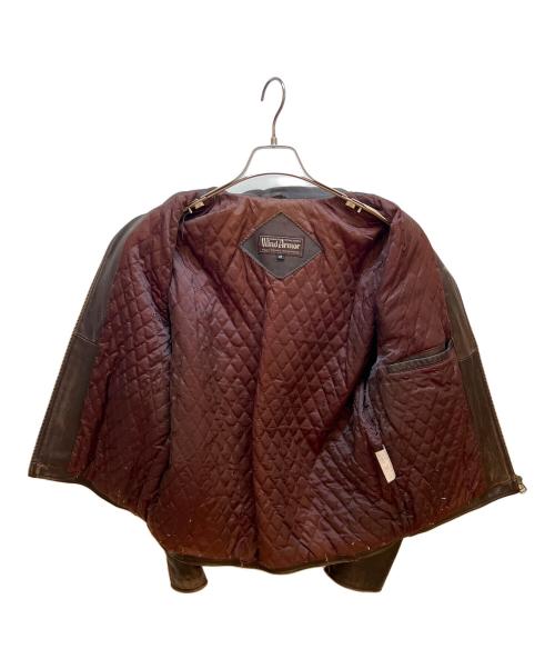 Wind Armor（ウィンドアーマー）Wind Armor (ウィンドアーマー) レザージャケット ブラウン サイズ:Mの古着・服飾アイテム