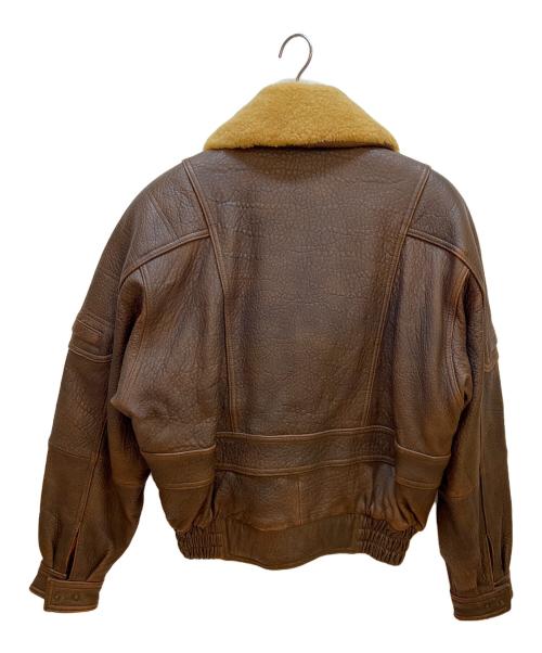 Wind Armor（ウィンドアーマー）Wind Armor (ウィンドアーマー) レザージャケット ブラウン サイズ:Lの古着・服飾アイテム