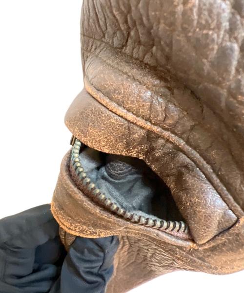 Wind Armor（ウィンドアーマー）Wind Armor (ウィンドアーマー) レザージャケット ブラウン サイズ:Lの古着・服飾アイテム