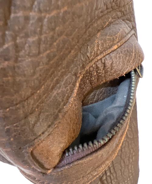 Wind Armor（ウィンドアーマー）Wind Armor (ウィンドアーマー) レザージャケット ブラウン サイズ:Lの古着・服飾アイテム