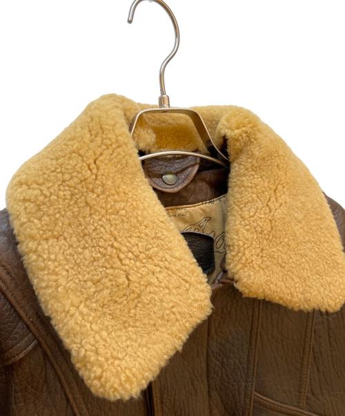 Wind Armor（ウィンドアーマー）Wind Armor (ウィンドアーマー) レザージャケット ブラウン サイズ:Lの古着・服飾アイテム