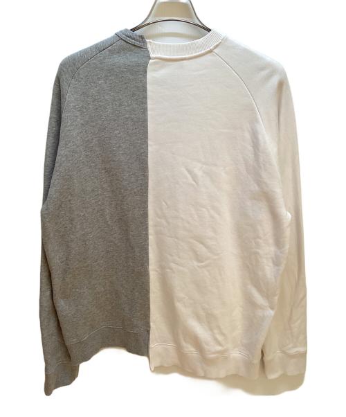 Onitsuka Tiger（オニツカタイガー）Onitsuka Tiger (オニツカタイガー) クルーネックスウェット グレー×ホワイト サイズ:Mの古着・服飾アイテム
