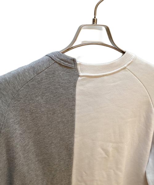 Onitsuka Tiger（オニツカタイガー）Onitsuka Tiger (オニツカタイガー) クルーネックスウェット グレー×ホワイト サイズ:Mの古着・服飾アイテム