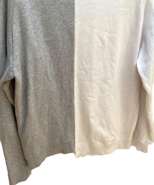 Onitsuka Tiger（オニツカタイガー）Onitsuka Tiger (オニツカタイガー) クルーネックスウェット グレー×ホワイト サイズ:Mの古着・服飾アイテム