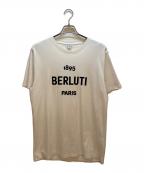 Berlutiベルルッティ）の古着「半袖カットソー」｜ホワイト×ブラック