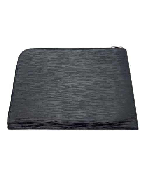 LOUIS VUITTON（ルイ ヴィトン）LOUIS VUITTON (ルイ ヴィトン) クラッチバッグ ブラックの古着・服飾アイテム