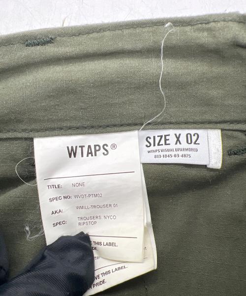 WTAPS（ダブルタップス）WTAPS (ダブルタップス) カーゴパンツ オリーブ サイズ:02の古着・服飾アイテム