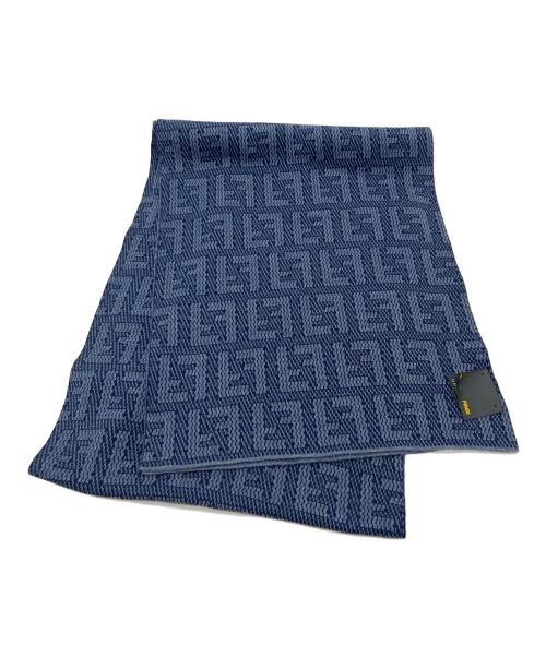 FENDI（フェンディ）FENDI (フェンディ) マフラー ネイビーの古着・服飾アイテム