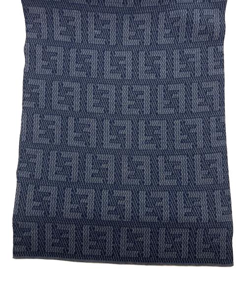 FENDI（フェンディ）FENDI (フェンディ) マフラー ネイビーの古着・服飾アイテム