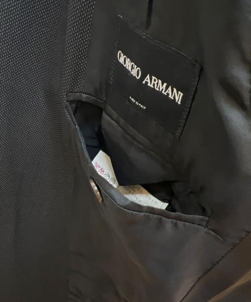 GIORGIO ARMANI（ジョルジョアルマーニ）GIORGIO ARMANI (ジョルジョアルマーニ) 2Bジャケット ブラック サイズ:46の古着・服飾アイテム