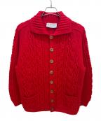 INVERALLANインバーアラン）の古着「厚手カーディガン」｜レッド