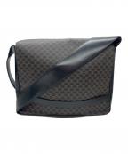 CELINEセリーヌ）の古着「メッセンジャーバッグ」｜ブラウン×ブラック