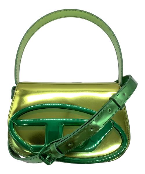 DIESEL（ディーゼル）DIESEL (ディーゼル) ショルダーバッグ グリーンゴールドの古着・服飾アイテム