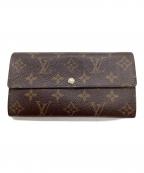 LOUIS VUITTONルイ ヴィトン）の古着「長財布/モノグラム･ポルトフォイユ・サラ」｜ブラウン