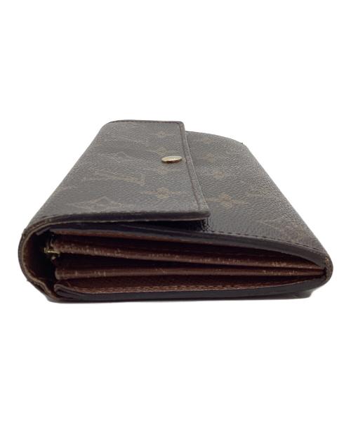 LOUIS VUITTON（ルイ ヴィトン）LOUIS VUITTON (ルイ ヴィトン) 長財布/モノグラム･ポルトフォイユ・サラ ブラウンの古着・服飾アイテム