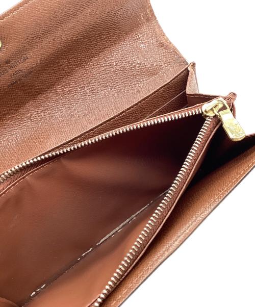 LOUIS VUITTON（ルイ ヴィトン）LOUIS VUITTON (ルイ ヴィトン) 長財布/モノグラム･ポルトフォイユ・サラ ブラウンの古着・服飾アイテム