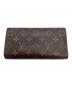 LOUIS VUITTON (ルイ ヴィトン) 長財布/モノグラム･ポルトフォイユ・サラ ブラウン：7000円