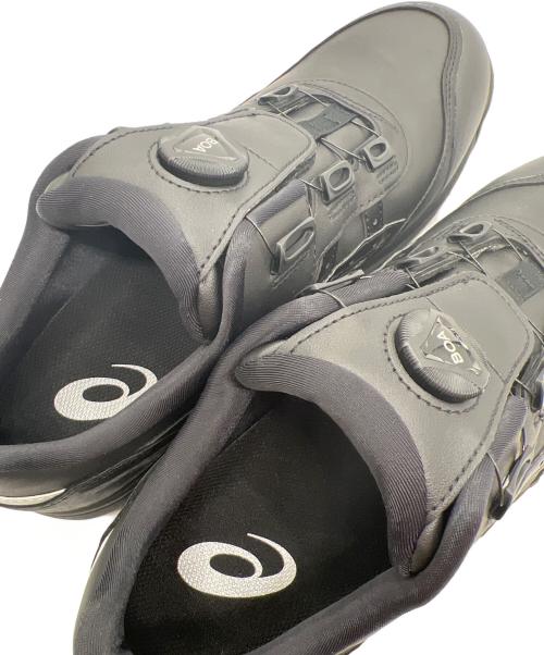 asics（アシックス）asics (アシックス) ローカットスニーカー ブラック サイズ:27.5の古着・服飾アイテム