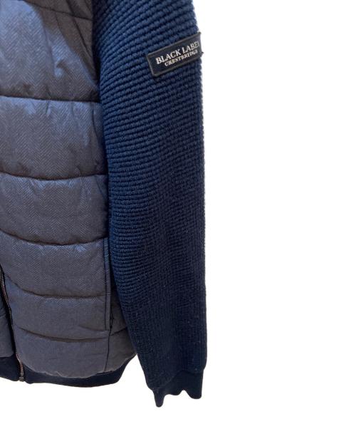 BLACK LABEL CRESTBRIDGE（ブラックレーベル クレストブリッジ）BLACK LABEL CRESTBRIDGE (ブラックレーベル クレストブリッジ) 中綿ジャケット ネイビー サイズ:Mの古着・服飾アイテム