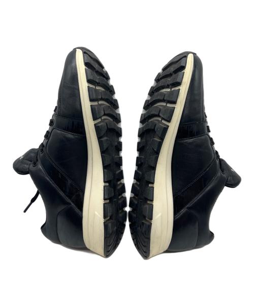 PRADA（プラダ）PRADA (プラダ) ローカットスニーカー ブラック サイズ:8の古着・服飾アイテム