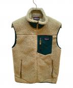 Patagoniaパタゴニア）の古着「フリースベスト」｜ベージュ
