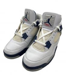 NIKE（ナイキ）の古着「Air Jordan 4 "Midnight Navy"」｜ホワイト×ネイビー