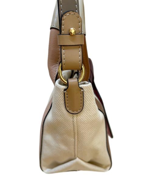 SEE BY CHLOE（シーバイクロエ）SEE BY CHLOE (シーバイクロエ) 2WAYショルダーバッグ アイボリー×ピンクの古着・服飾アイテム