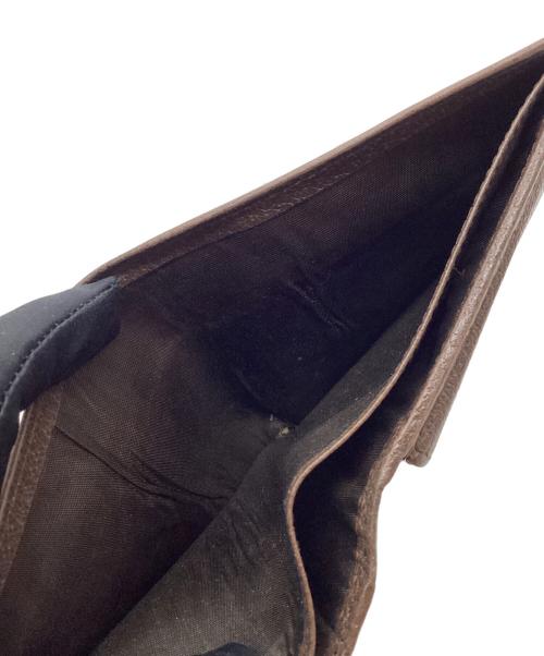 GUCCI（グッチ）GUCCI (グッチ) 2つ折り財布 ベージュ×ブラウンの古着・服飾アイテム