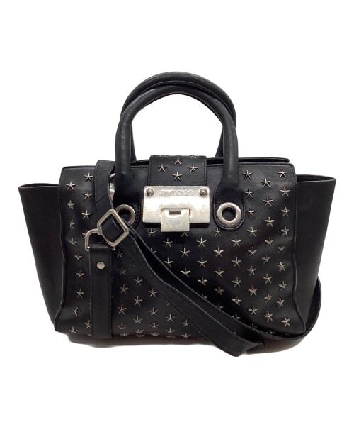 JIMMY CHOO（ジミーチュウ）JIMMY CHOO (ジミーチュウ) 2WAYショルダーバッグ ブラックの古着・服飾アイテム