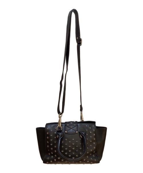 JIMMY CHOO（ジミーチュウ）JIMMY CHOO (ジミーチュウ) 2WAYショルダーバッグ ブラックの古着・服飾アイテム
