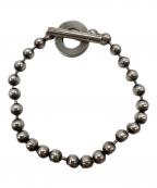 GUCCIグッチ）の古着「ボールチェーンブレスレット」｜シルバー