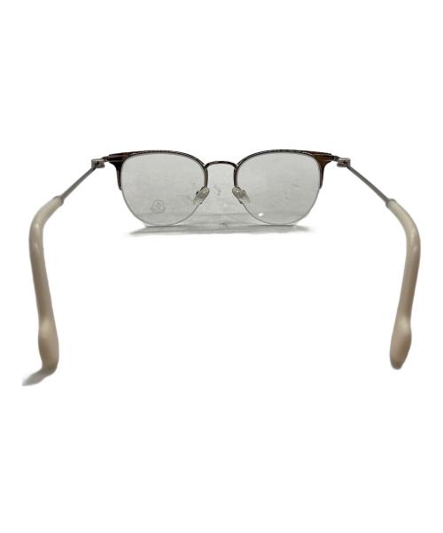 MONCLER（モンクレール）MONCLER (モンクレール) 眼鏡 ホワイト サイズ:48 18の古着・服飾アイテム