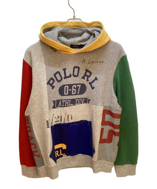 POLO RALPH LAUREN（ポロ・ラルフローレン）POLO RALPH LAUREN (ポロ・ラルフローレン) プルオーバーパーカー マルチカラー サイズ:Lの古着・服飾アイテム