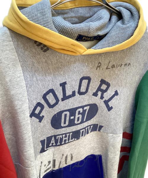 POLO RALPH LAUREN（ポロ・ラルフローレン）POLO RALPH LAUREN (ポロ・ラルフローレン) プルオーバーパーカー マルチカラー サイズ:Lの古着・服飾アイテム